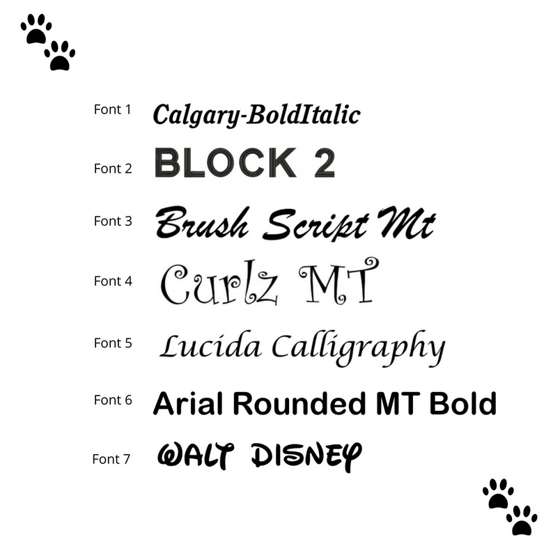 May include: A visual guide to different fonts, including Calgary-BoldItalic, BLOCK 2, Brush Script Mt, Curlz MT, Lucida Calligraphy, Arial Rounded MT Bold, and WALT DISNEY.