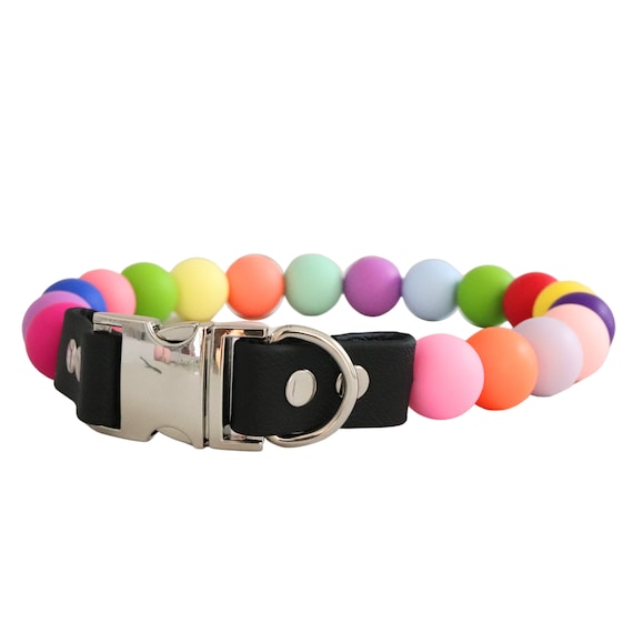 Beaded Dog Collar, Fancy Cat Necklace, Waterproof Dog Collar