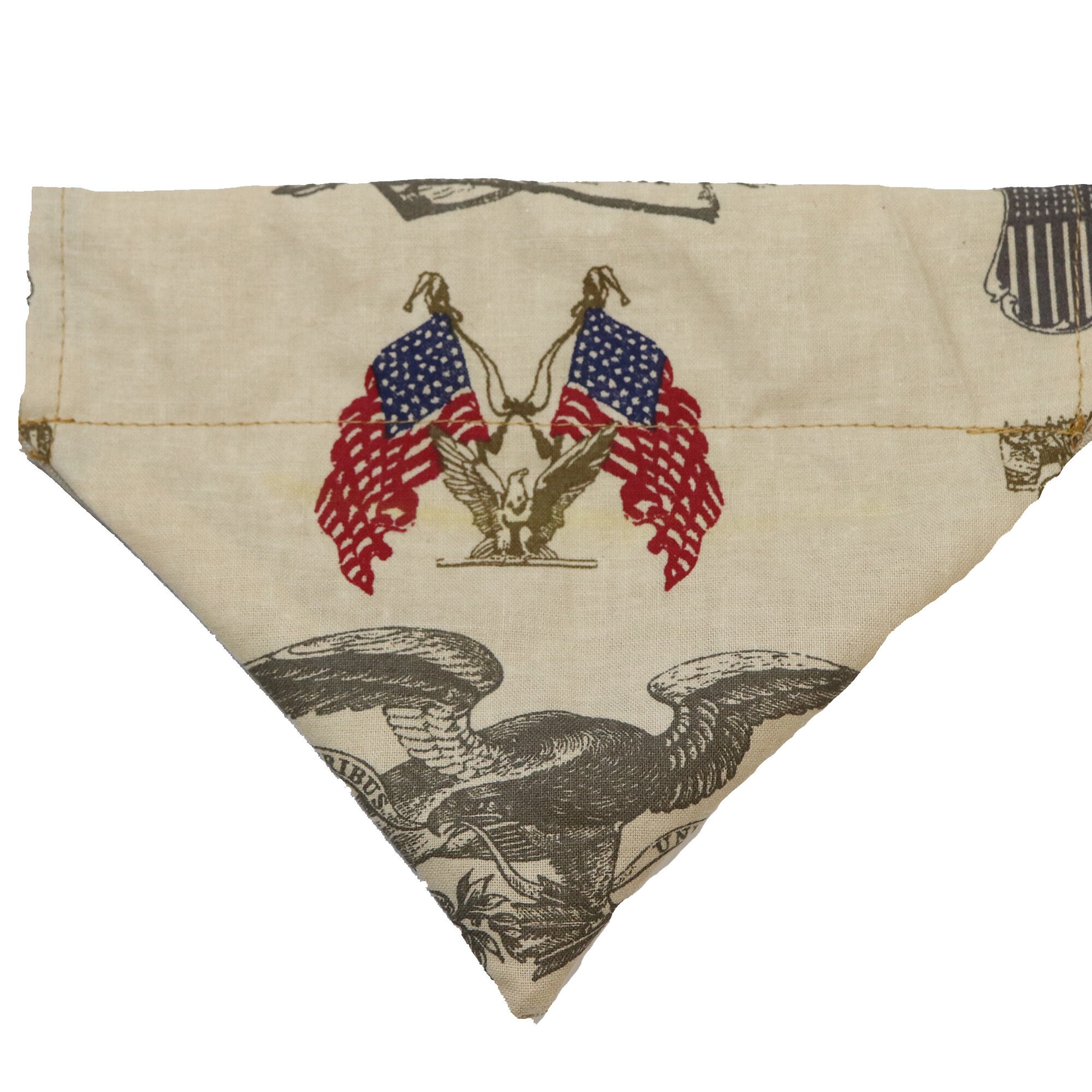 Hundehalstücher Mit US-Flagge – 2 Stück, Für Kleine Bis Große Hunde, 100% Polyester