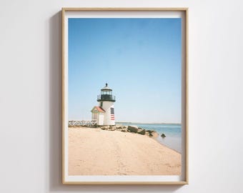 Digital Print of Nantucket | Digital Photography | Nantucket Lighthouse | Aesthetic Nantucket Photo | Instant Download | Nantucket Summer
