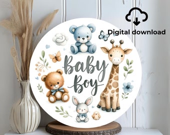 Boy Name Plate Png, Baby Boy Name Png Designs, Welcome Baby Boy Png, Its A Boy Png, Its A Boy Clipart Watercolor Png, Its A Boy Clipart