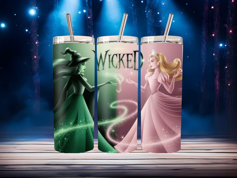 Witches 20oz Tumbler Wrap Png, 2024 Witches Musical Movie Fan Gift ...