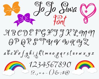 Jojo Siwa Font Etsy