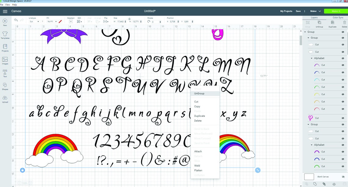 Jojo Siwa Alphabet SVG Letters Symbols Rainbow Numbers Bow SVG | Etsy