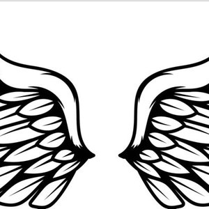 Alas SVG Alas de ángel svg Recién nacido svg