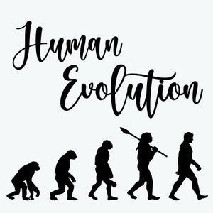 Evolución Svg Evolución humana Svg Humanidad Svg silueta Svg