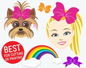 Scrapbooking Vinyl Cut File Silhouette Design Jojo SVG Files For Cricut