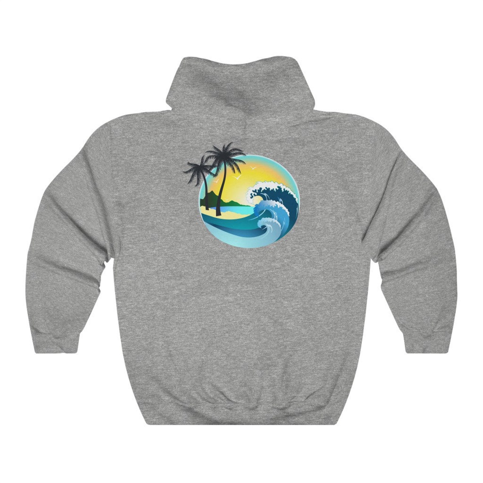 Surf Vibe Unisex Heavy Blend Hooded Sweatshirt | Etsy