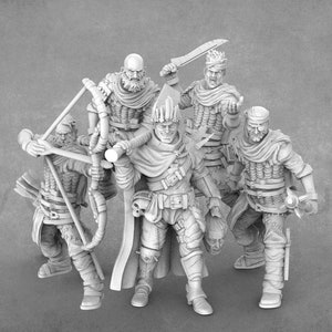 Bandit Raider Miniatures: Resin RPG Miniatures by Crippled God Foundry