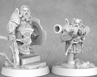 White Ravens of Norrokk: Detailed Dwarven Miniature - Daybreak Miniatures