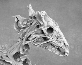 Skeleton Horses Miniatures: Undead Cavalry, Resin Printed
