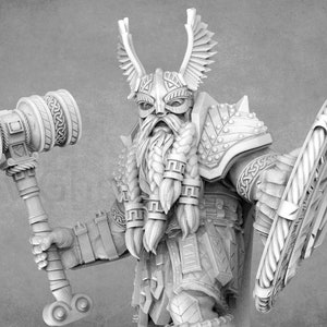 Terju “Two Times” McTanttu: Dark Deep Dwarf Miniature (32mm/75mm)