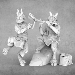 Satyr Miniatures | Fauns | STL Miniatures