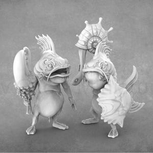 Sommos Calongo - Mächtiges Fischvolk! | Fischmensch Miniaturen | Einzigartige Miniaturen |  Cobramode