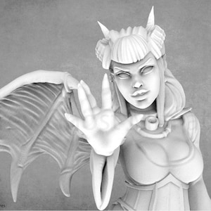 Scarlet, the Succubus | Female Demon Miniature | Succubus Miniature | Bite The Bullet