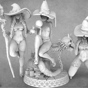 Fantasy Witch Miniatures | 42studio