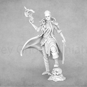 Resin Vampire Hunter Miniature: STL Miniatures