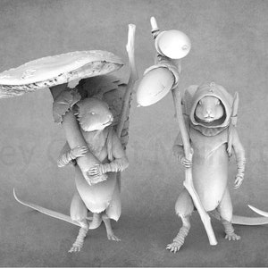 Mousefolk Miniatures | Shaman | Warrior | Soldier | Archer | Townfolk | Lord of the Print