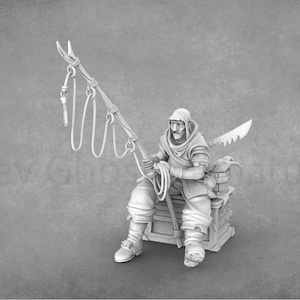 Awesome set of Fishermen & Related Terrain | Villagers | STL Miniatures