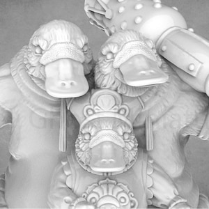 Platypus Miniature: Esmar The Diplomat & Bodyguards - Cobramode