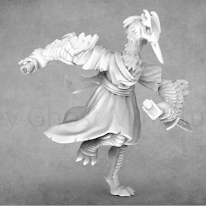Aarakocra Miniatures |  Cranefolk Miniatures |  Blade Master | Warrior