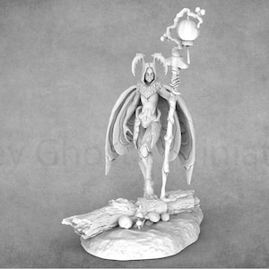 Mothman Miniature Set: 3D Printed Resin D&D Miniatures