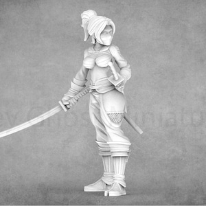 Female Ninja Miniature | RN Estudio