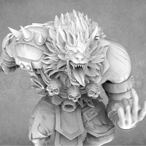Werewolf Miniature Set: Lycan Fighters, Shaman, Boss