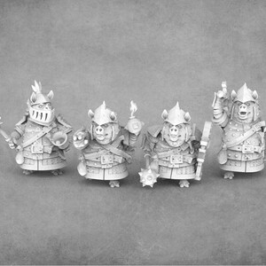 Hogfolk Miniatures | Pigfolk Miniatures | Warrior | Bomber | Soldier | Squealer