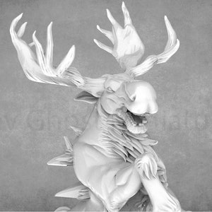 Battle Moose Miniature: 28-32mm Fantasy RPG Mini