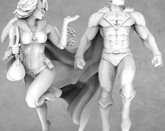 Superheroes Inspired Miniatures | RN Estudio