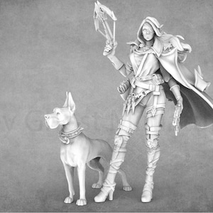 Athena, The Ranger | Female Ranger Miniatures | Great Grimoire