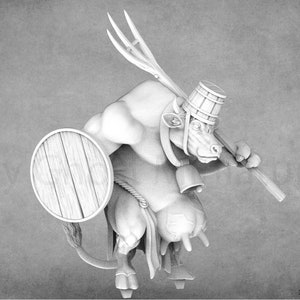 Fantasy Minotaur Miniatures | Dragon Trappers Lodge