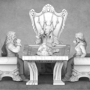 Townsfolk Miniatures | Hunters | Vampires | Tiny Furniture