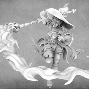 Fantasy Pyromancer Miniatures | Ronin Arts Workshop