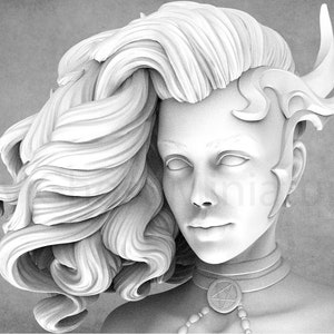 Semenriel , Raven Queen | Death Reapers Miniatures | White Werewolf Tavern