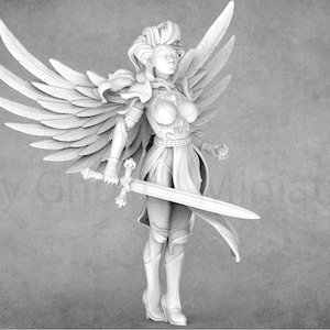 Aasimar Paladin Miniatures | HoldMyMiniature