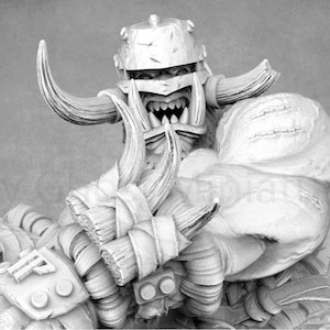 Machinus Zwergbrecher Orc Miniature: 32mm/75mm Resin Figurine