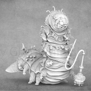 Alice im Wunderland Raupe | MärchenMiniatur | Tolles Grimoire