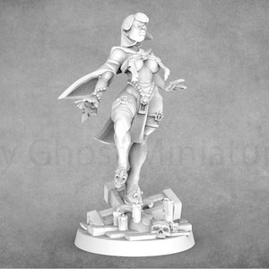Battlesisters Miniatures | Battlesister Sorcerer | Bite The Bullet