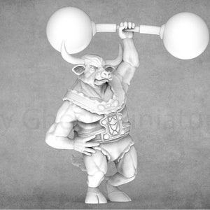 Fantasy Minotaur Miniatures | Naga Miniatures