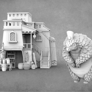 Waqia hat Wares, wenn sie Münze | Toller Kaufmannsladen | Einzigartige Miniaturen |  Cobramode