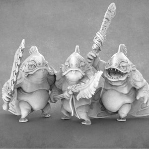 Fish-ogre Jow Miniatures | Fishmen Miniatures | Unique Miniatures  |  Cobramode