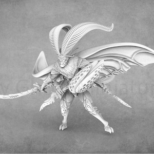 | miniatures Mothman | chaman | guerrier | de chasse Cobramode