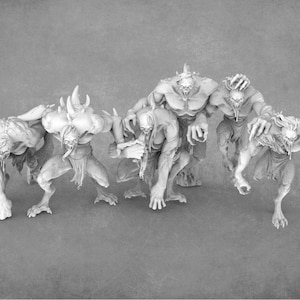 Vicious Ghoul Miniatures | 28mm Ghouls | 32mm Ghouls | White Werewolf Tavern