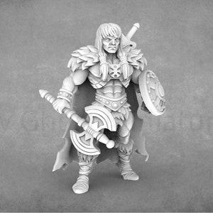 König Kull-Axt | 80er Jahre Inspirierte Miniaturen | RN Estudio