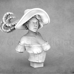 Female Pirates Miniatures | Pirate Busts | Realm of Dreams Miniatures