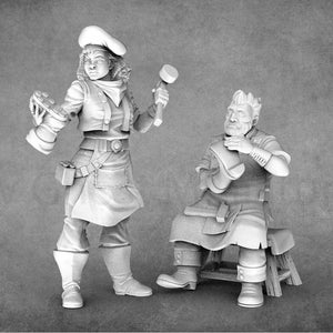 Medieval Shoemakers and Workshop | Villagers | STL Miniatures