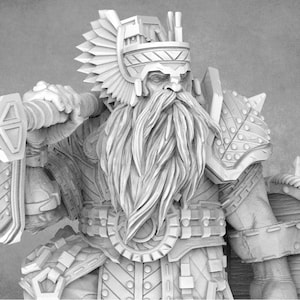 lmar Hakka, Zwerg der dunklen Tiefe | Atemberaubende Zwergen-Miniatur | 32 mm Zwerg | 75 mm Zwerg | Dayanbruch Miniaturen