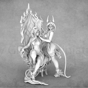 Thelma & Louise | Sexy Succubus Miniatures | Ronin Arts Workshop